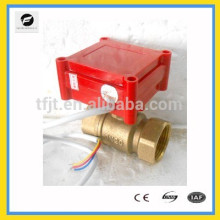 CWX-20P 2 way motor control valve 5v,12v for HAVC system brass smaller size